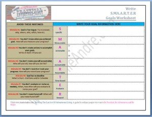 SMART GOALS WORKSHEET goal smart worksheet 300x232 %TAGS