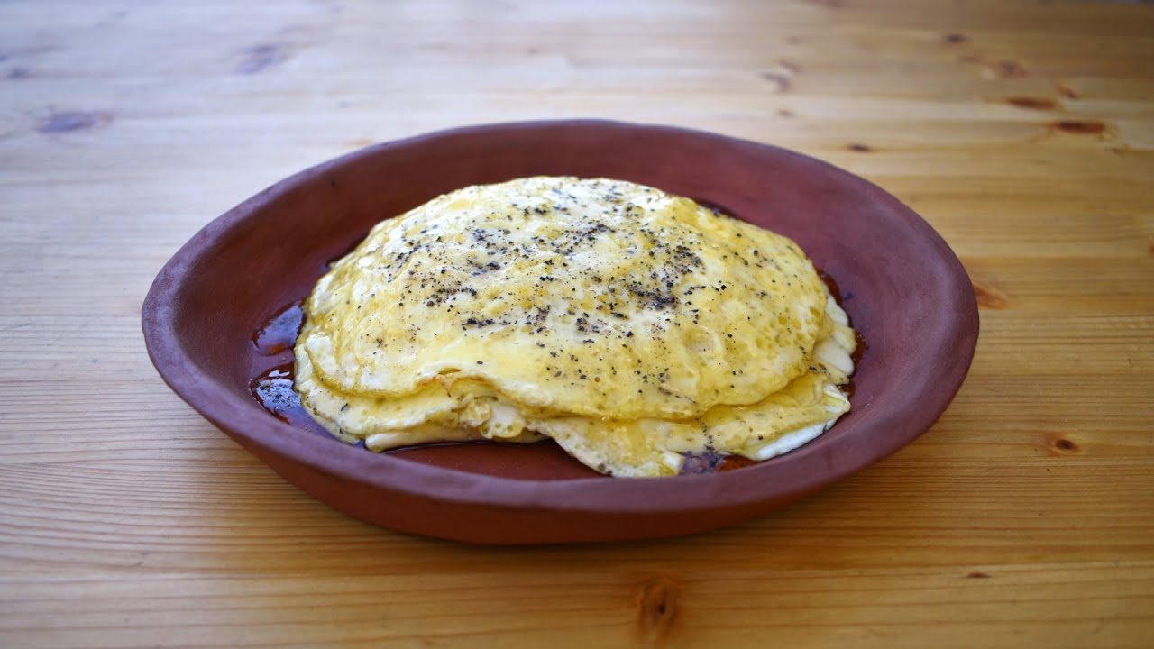 Ancient Roman Dessert - Ova Spongia ex Lacte - Sweet Omelette