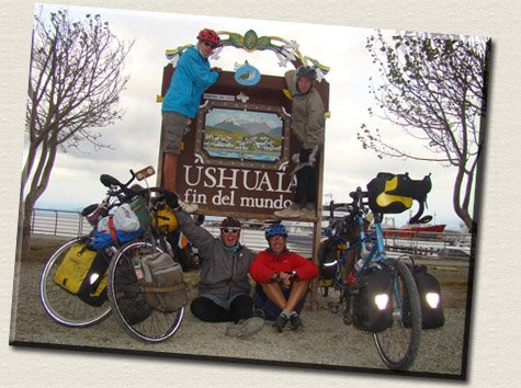 family on bikes travelled with their 2 kids from North America to the furthest point in south america family on bikes travelled with their 2 kids from North America to the furthest point in south america