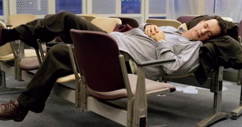 Is it fine to sleep in an airport?