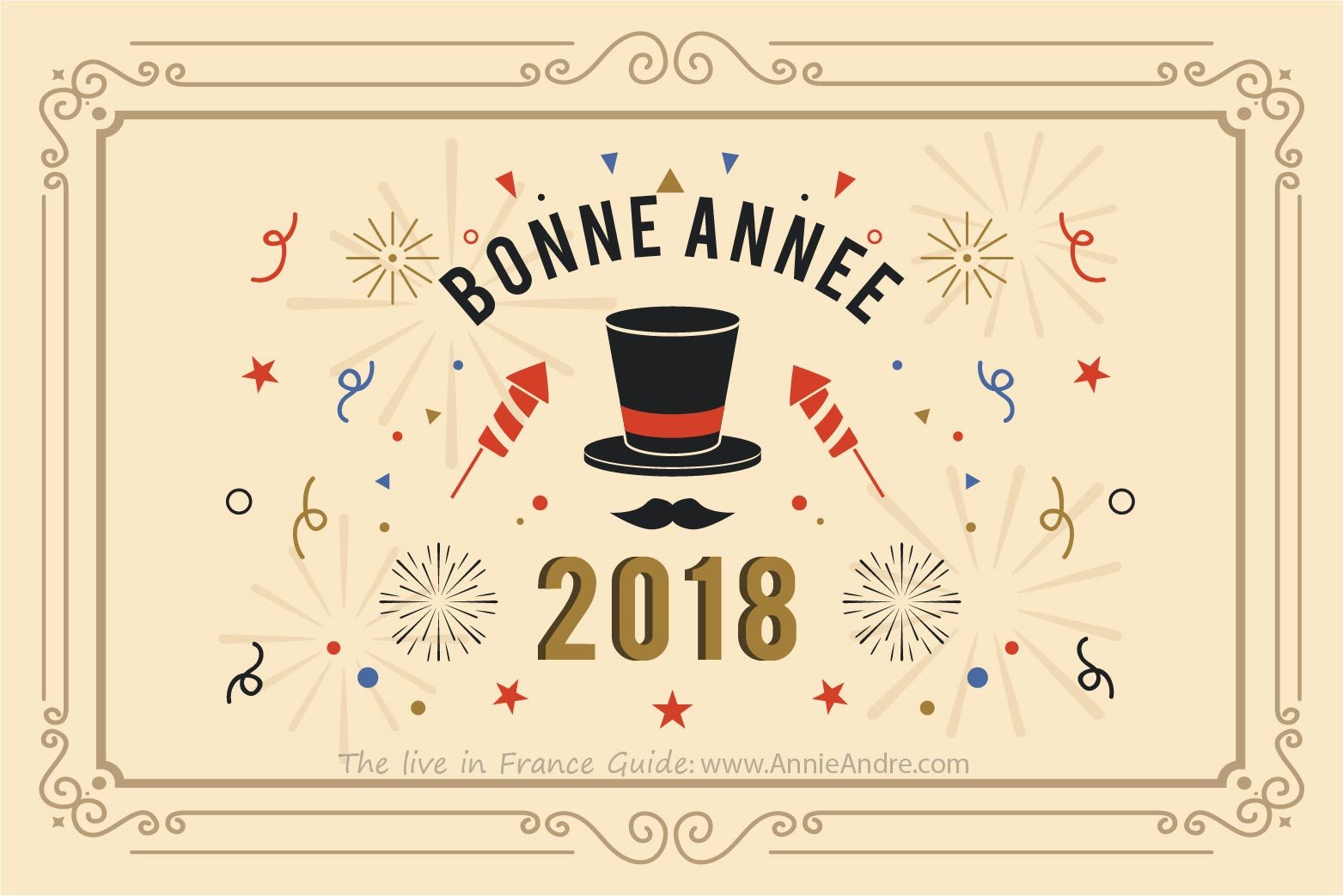 Happy New Years- Bonne Année: Top 10 Posts From 2017