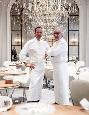 Alain Ducasse au Plaza Athénée: 3 star Michelin restaurant in Paris France Alain Ducasse au Plaza Athénée: 3 star Michelin restaurant in Paris France