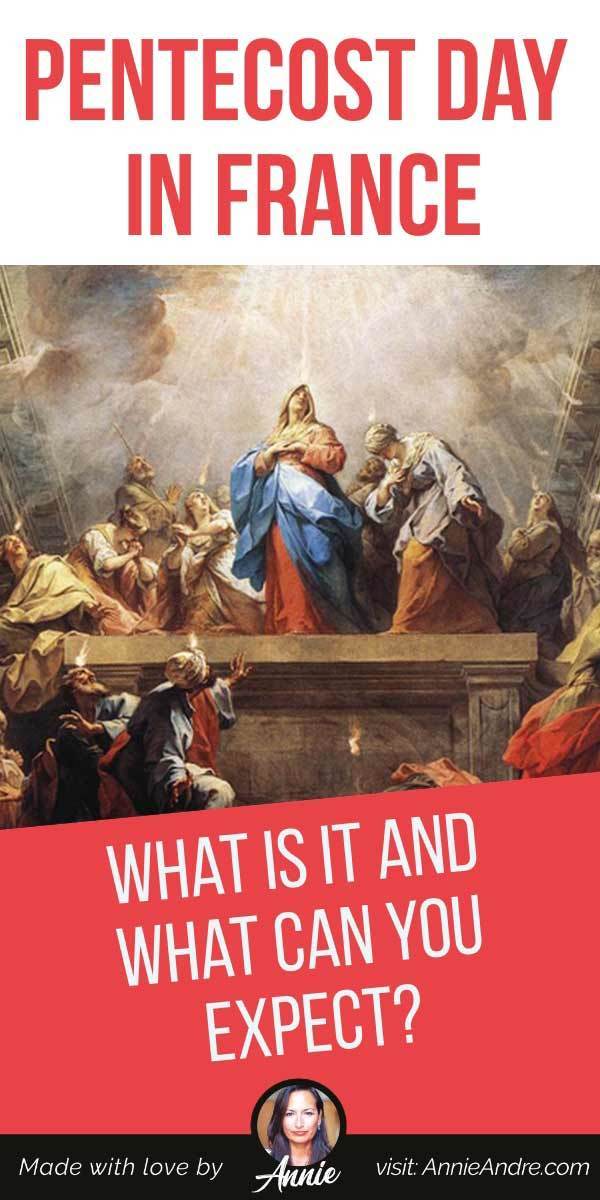 pintrest pin about Pentecost in France