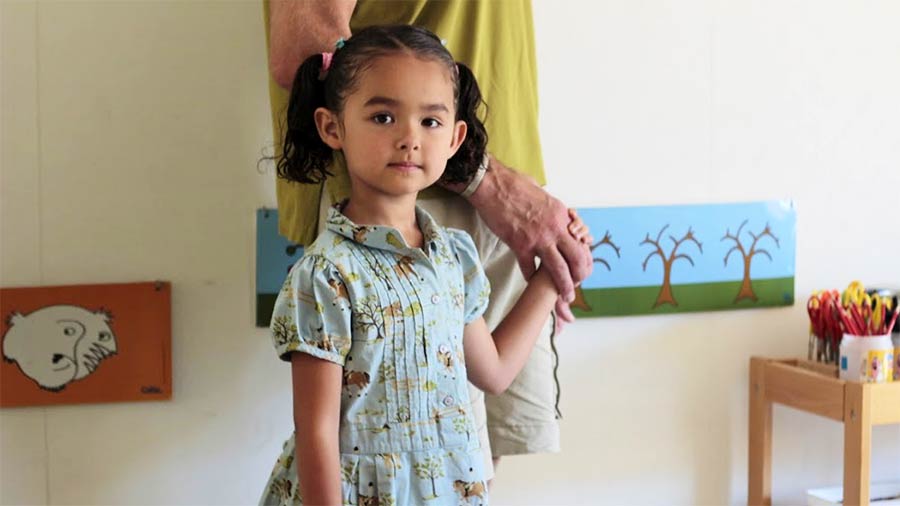 First day of class in a new preschool in France