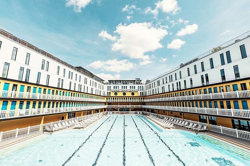 Piscine Molitor in Paris ( used to be a public pool) Piscine Molitor in Paris ( used to be a public pool)