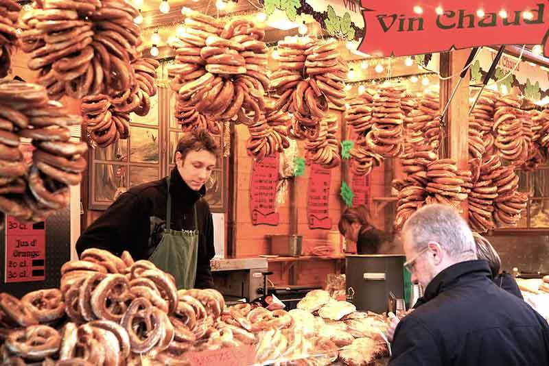 bretzels at Strasbourgh christmas bretzels at Strasbourgh christmas market