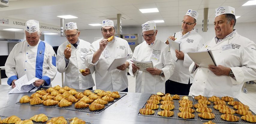 Photo: best croissant in France competition judges