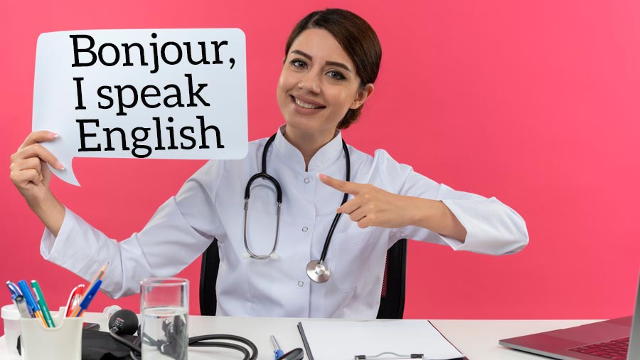 How to find an English speaking doctor in Paris France